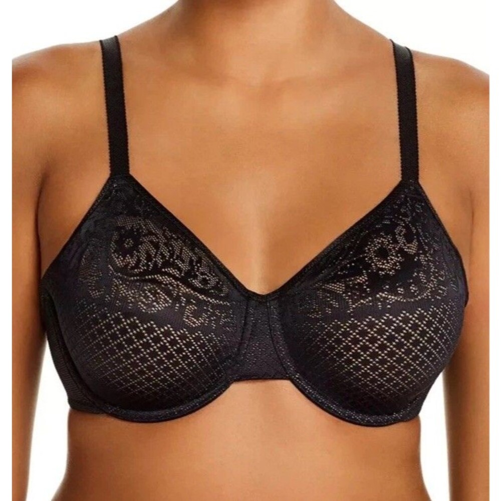 Wacoal Visual Effects Minimizer Bra 857210 44C Black